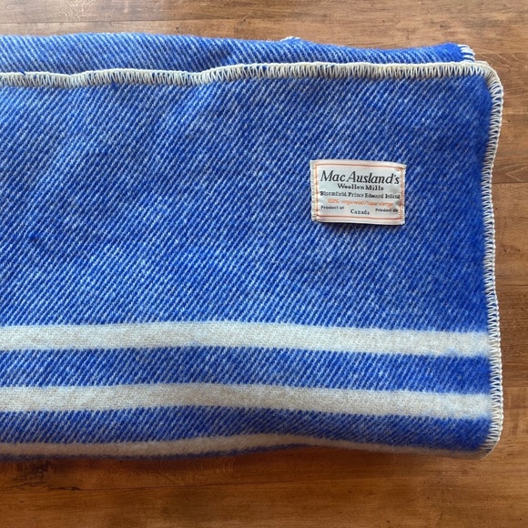 MacAusland double/full wool blanket - Picture 1 of 6